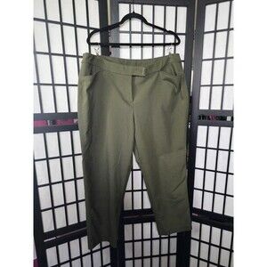 Investments Olive Green Stretch Dress Pants